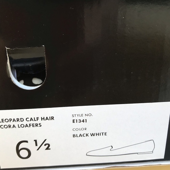 J.Crew Leopard Calf Hair Cora Loafers W AUTHENTIC - Picture 7 of 7